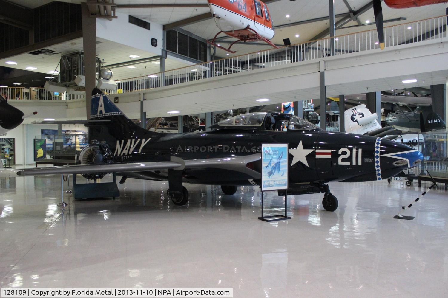 128109, 1952 Grumman F9F-6 Cougar C/N Not found 128109, F9F-6 Cougar