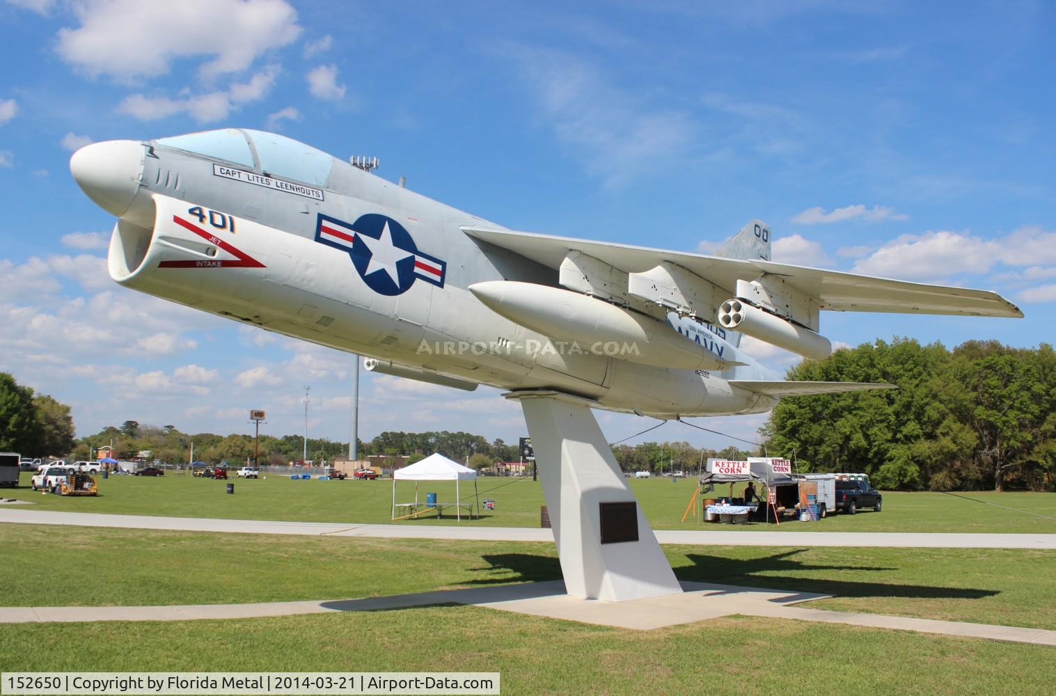 152650, LTV A-7A Corsair II C/N A-007, A-7A Corsair II in front of Don Garlitts Dragracing Museum near Ocala FL