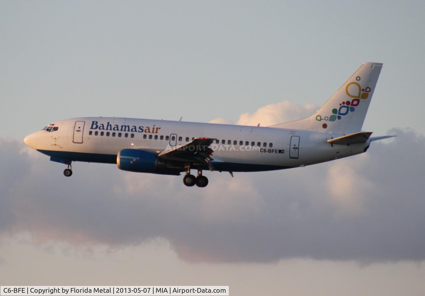 C6-BFE, 1993 Boeing 737-5H6 C/N 26450, Bahamas Air 737-500