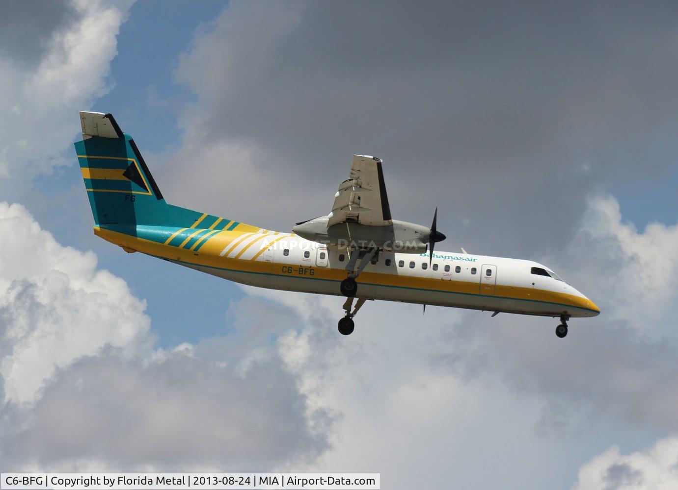 C6-BFG, 1991 De Havilland Canada DHC-8-311 Dash 8 C/N 288, Bahamas Air DHC-8