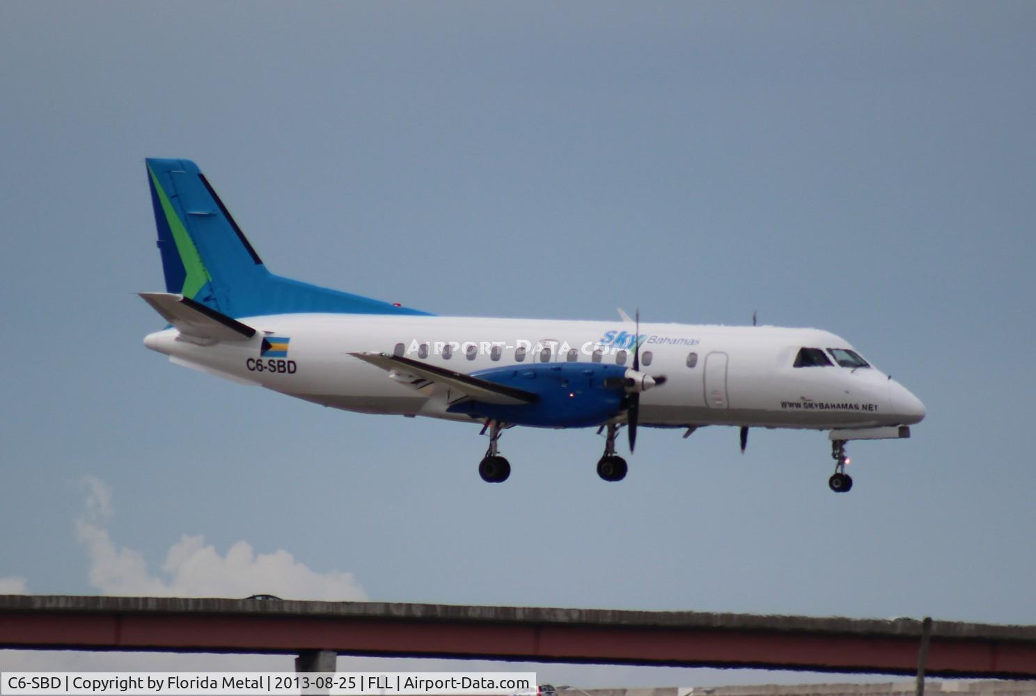 C6-SBD, 1985 Saab-Fairchild SF340 C/N 340A-021, Sky Bahamas Saab 340A