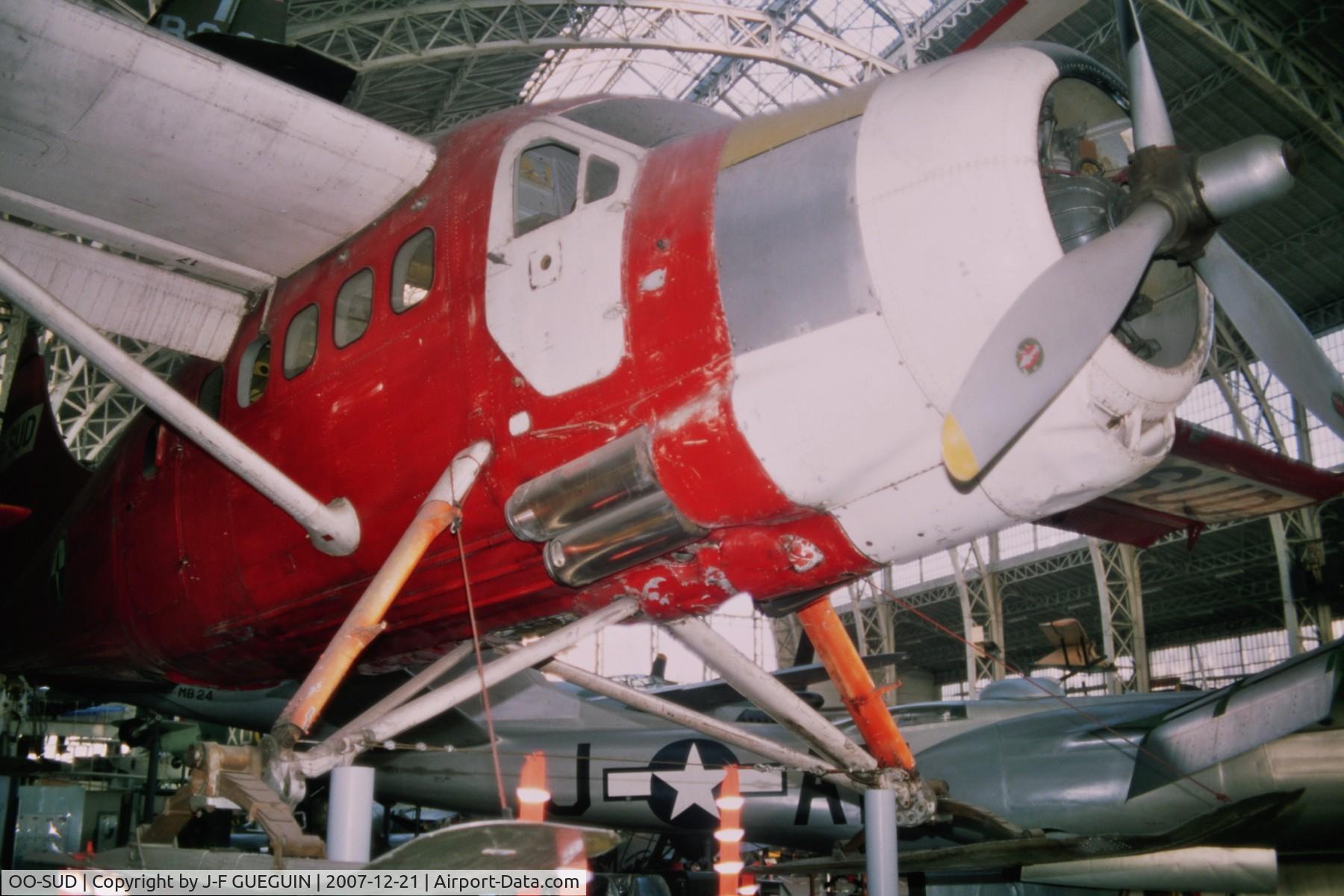OO-SUD, De Havilland Canada DHC-3 Otter C/N 297, UC-1A Otter, ex-US NAvy BuAer 148323, preserved in Belgian Musée Royal de l'Armée.