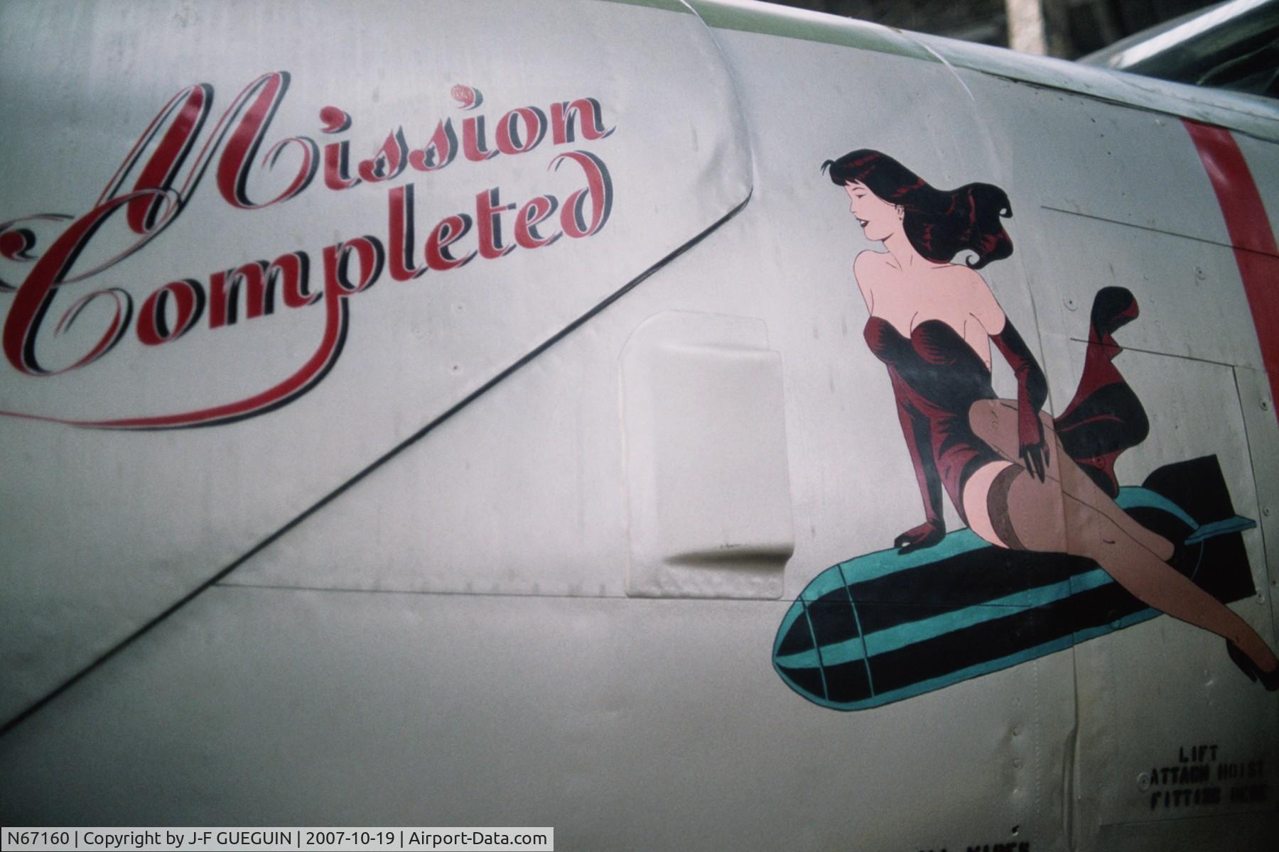 N67160, 1945 Douglas A-26B Invader Invader C/N 28044, Nose art.