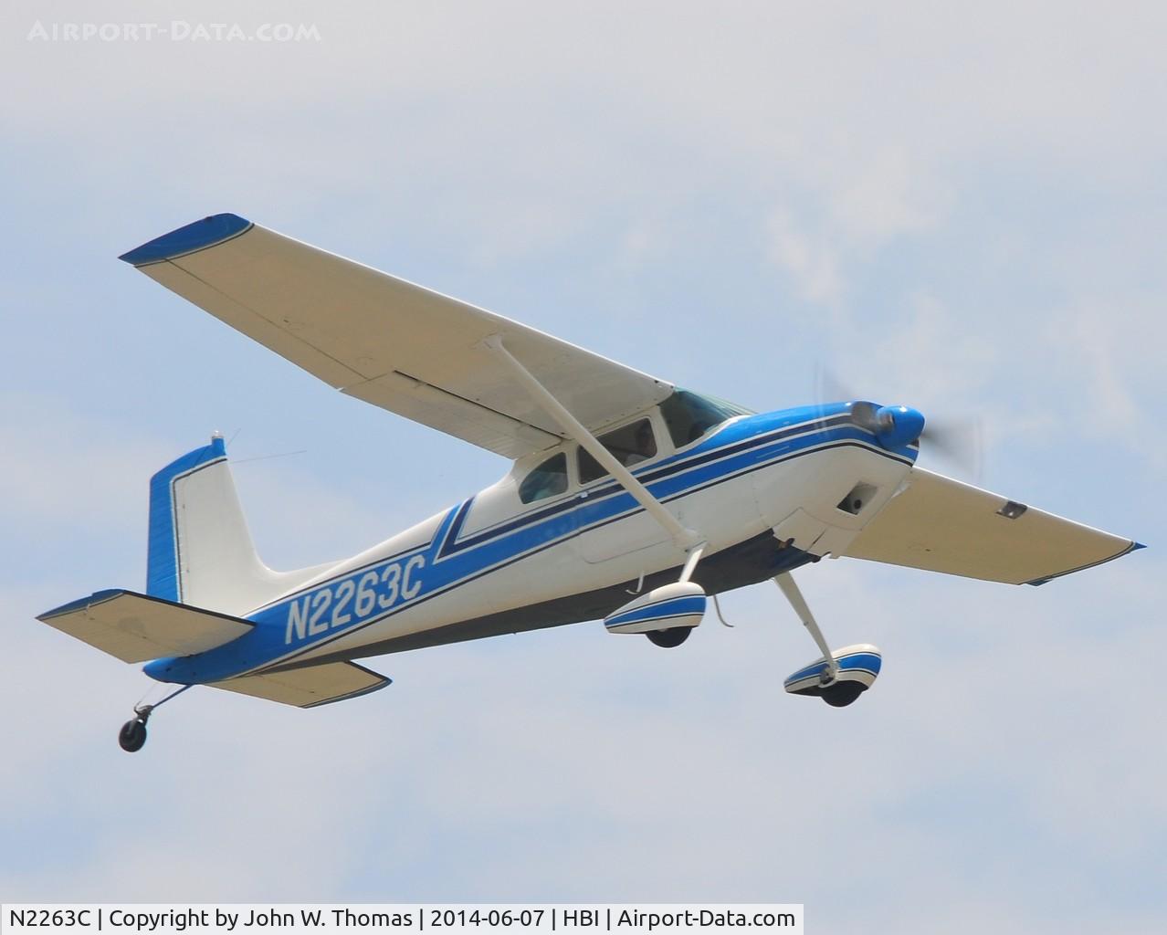 N2263C, 1953 Cessna 180 C/N 30563, NC Aviation Museum Fly In, June 7, 2014