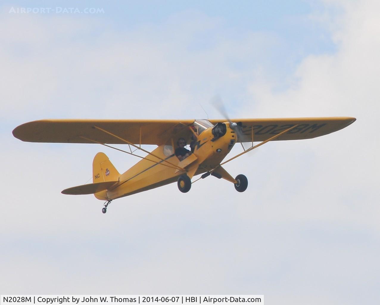 N2028M, 1946 Piper J3C-65 Cub Cub C/N 20786, NC Aviation Museum Fly In, June 7, 2014