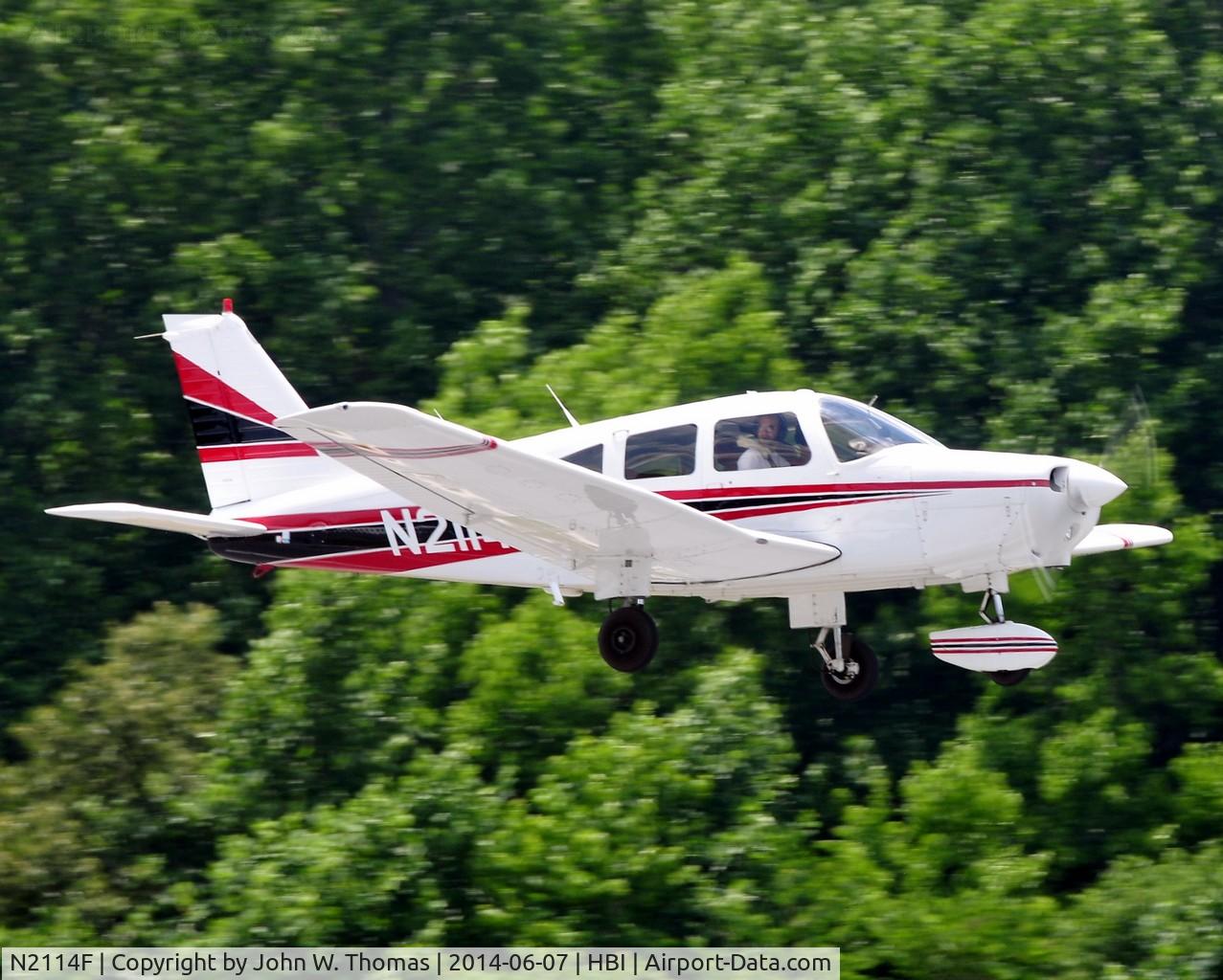 N2114F, 1978 Piper PA-28-161 C/N 28-7916169, NC Aviation Museum Fly In, June 7, 2014