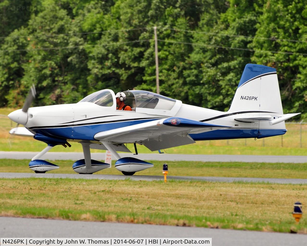 N426PK, Vans RV-9A C/N 91404, NC Aviation Museum Fly In, June 7, 2014