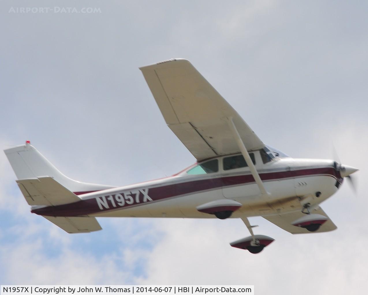 N1957X, 1965 Cessna 182H Skylane C/N 18256057, NC Aviation Museum Fly In, June 7, 2014