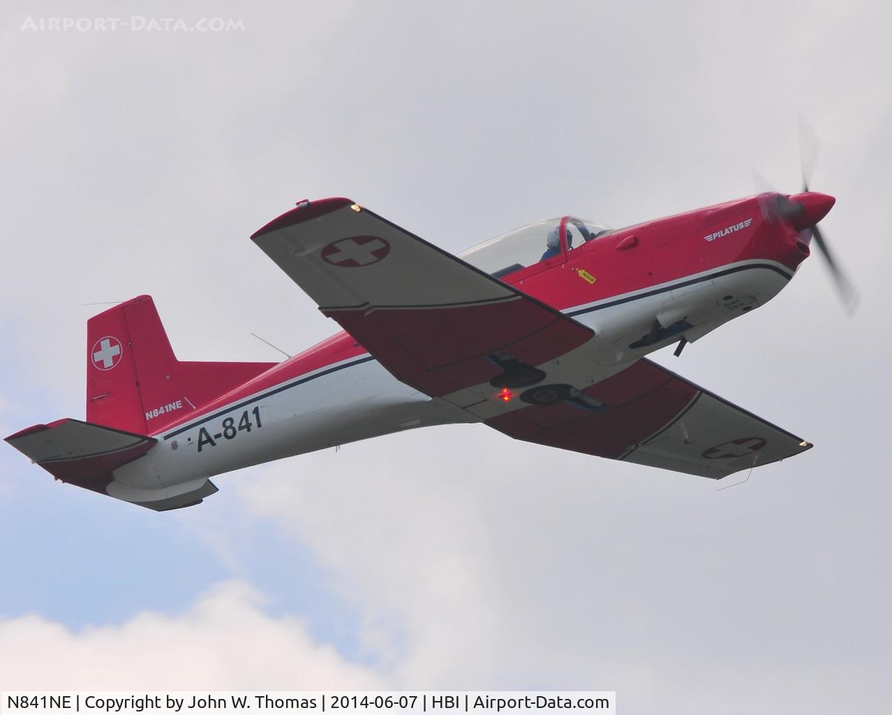 N841NE, Pilatus P3-05 C/N 479-28, NC Aviation Museum Fly In, June 7, 2014