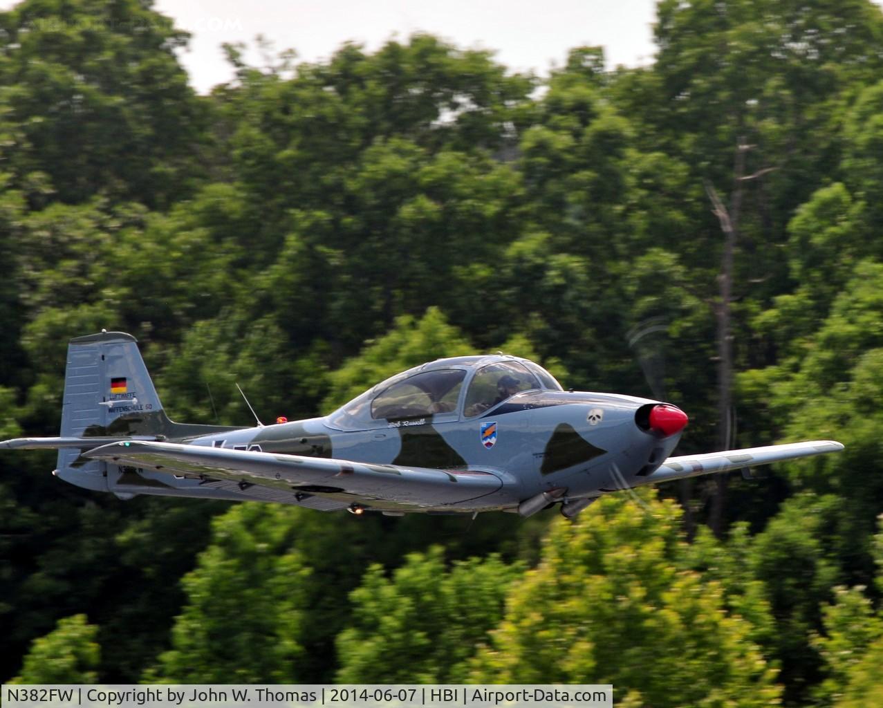 N382FW, 1962 Focke-Wulf FWP-149D C/N 075, NC Aviation Museum Fly In, June 7, 2014