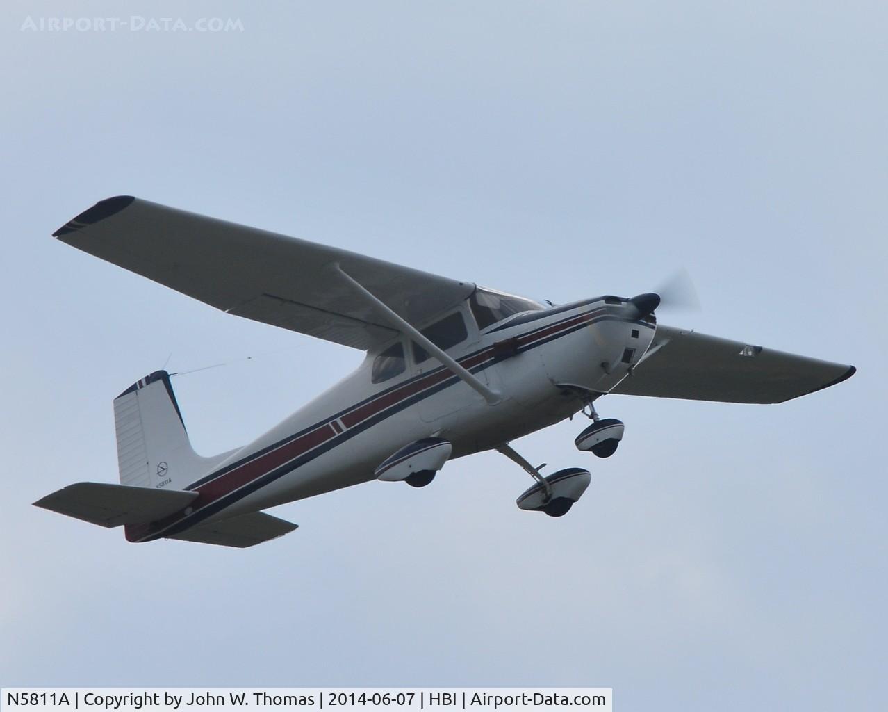 N5811A, 1956 Cessna 172 C/N 28411, NC Aviation Museum Fly In, June 7, 2014