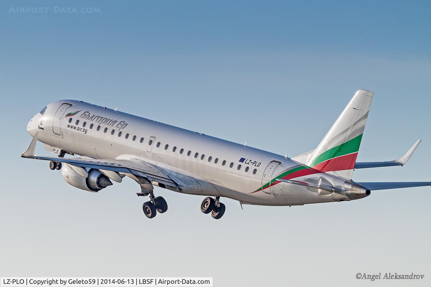 LZ-PLO, 2012 Embraer 190AR (ERJ-190-100IGW) C/N 19000584, Departing from RWY 09