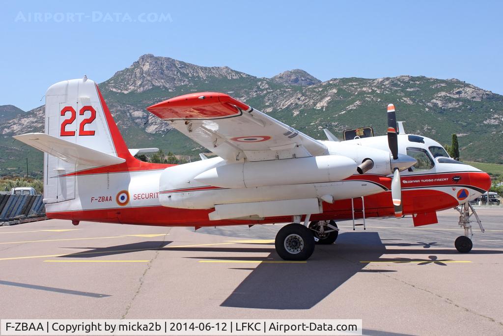 F-ZBAA, Grumman TS-2A/Conair Turbo Firecat C/N 456, Parked. Crashed on Generac (30) at 2 august, killing the pilot.