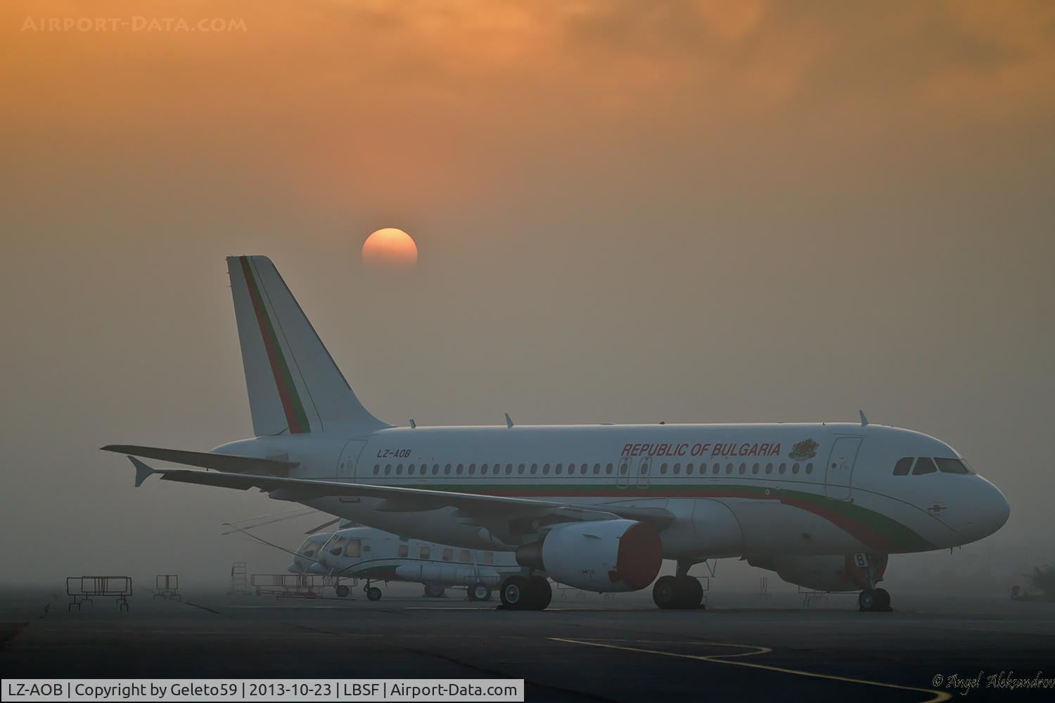 LZ-AOB, 2007 Airbus A319-111 C/N 3188, Apron