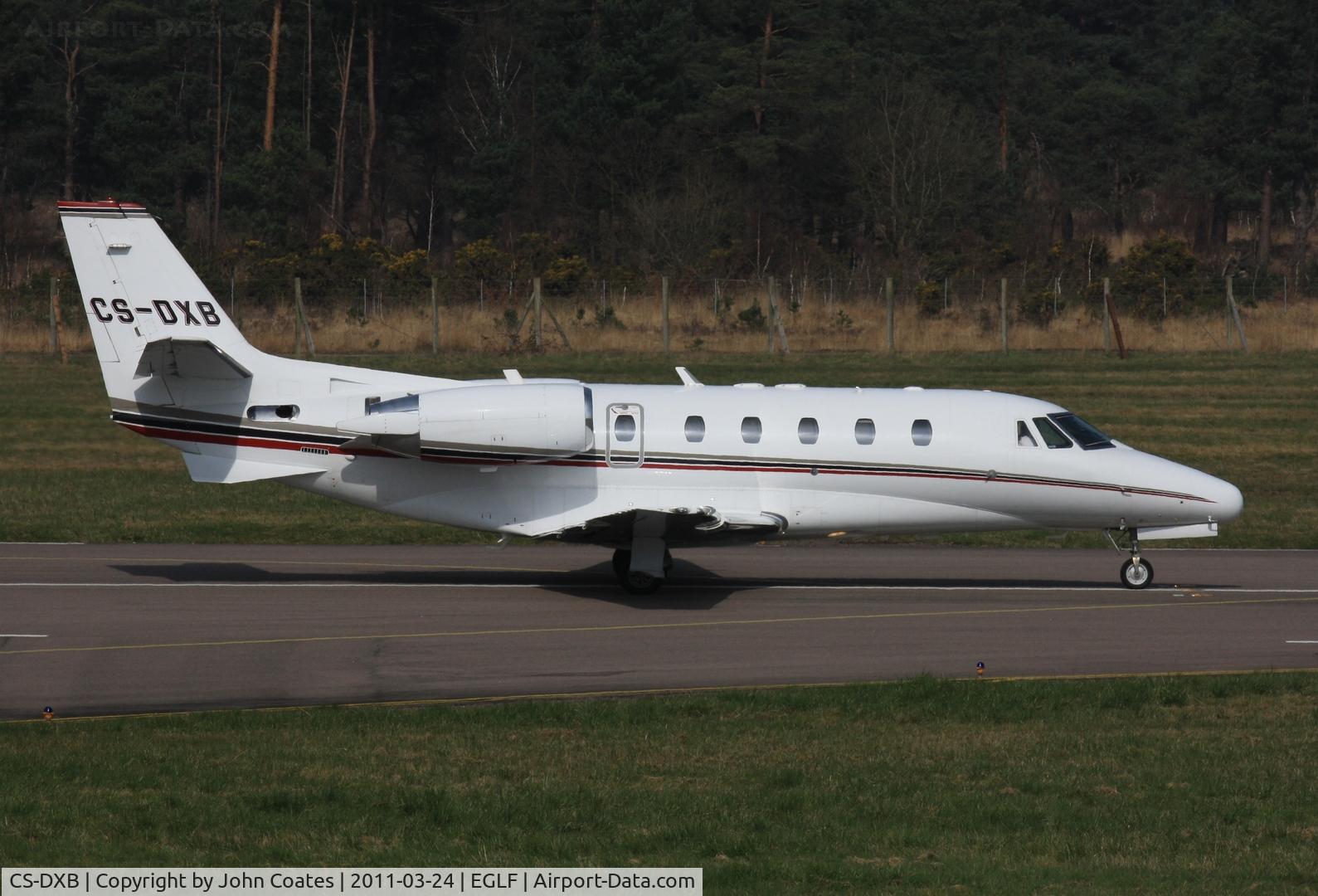 CS-DXB, Cessna 560 XL Citation Excel C/N 560-5553, Departing