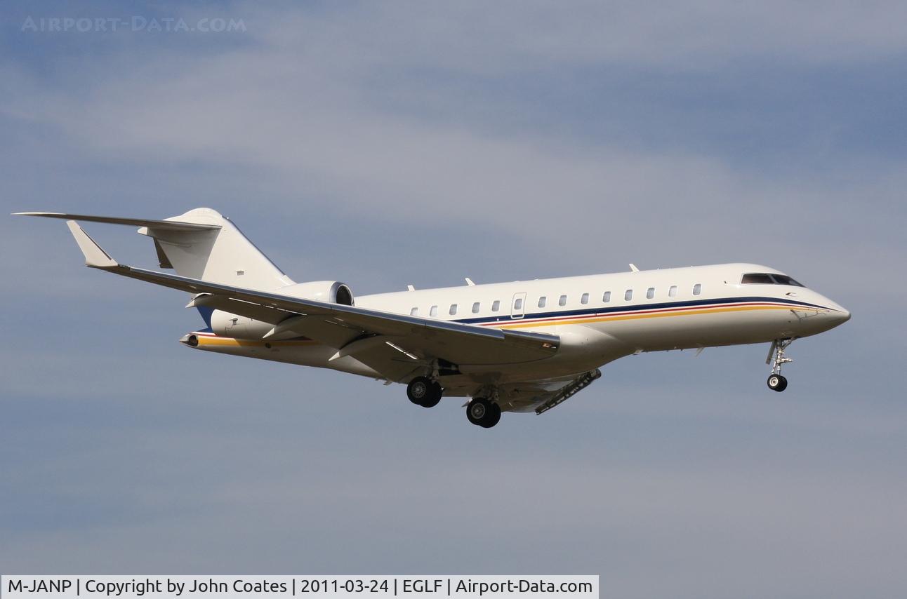 M-JANP, 2008 Bombardier BD-700-1A11 Global 5000 C/N 9293, Finals 08