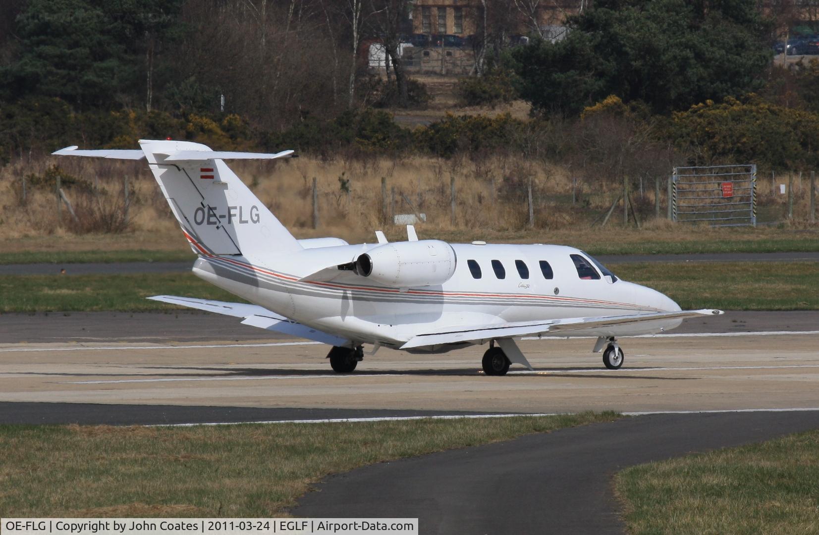 OE-FLG, 1995 Cessna 525 CitationJet CJ1 C/N 525-0103, Taxiing