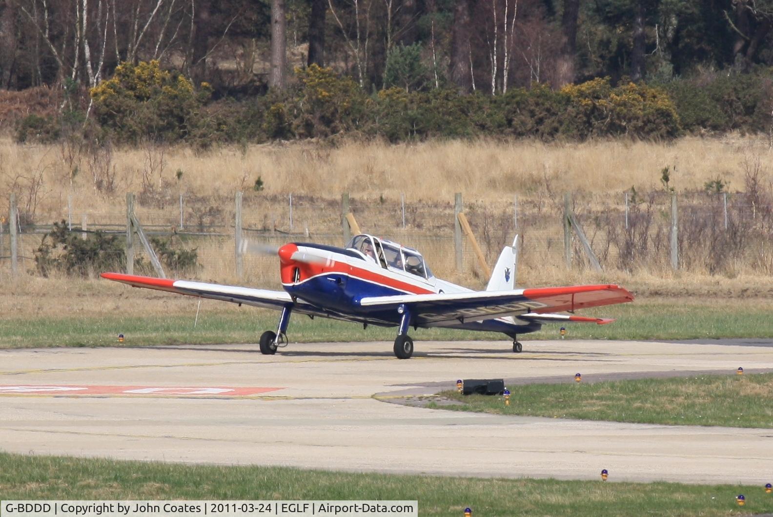 G-BDDD, 1951 De Havilland DHC-1 Chipmunk T.10 C/N C1/0326, Taxiing