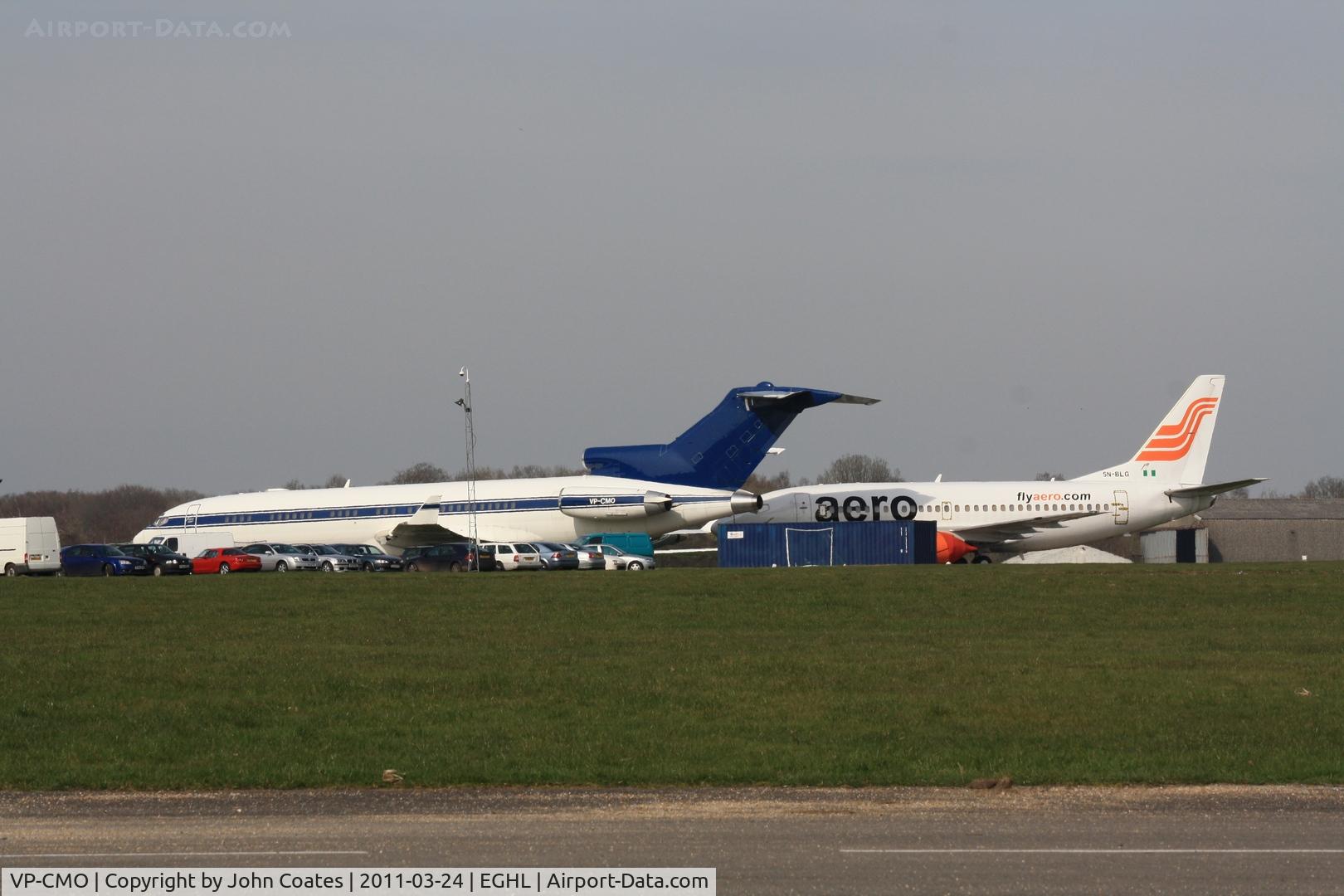 VP-CMO, 1980 Boeing 727-212RE C/N 21948, At ATC with 5N-BLG