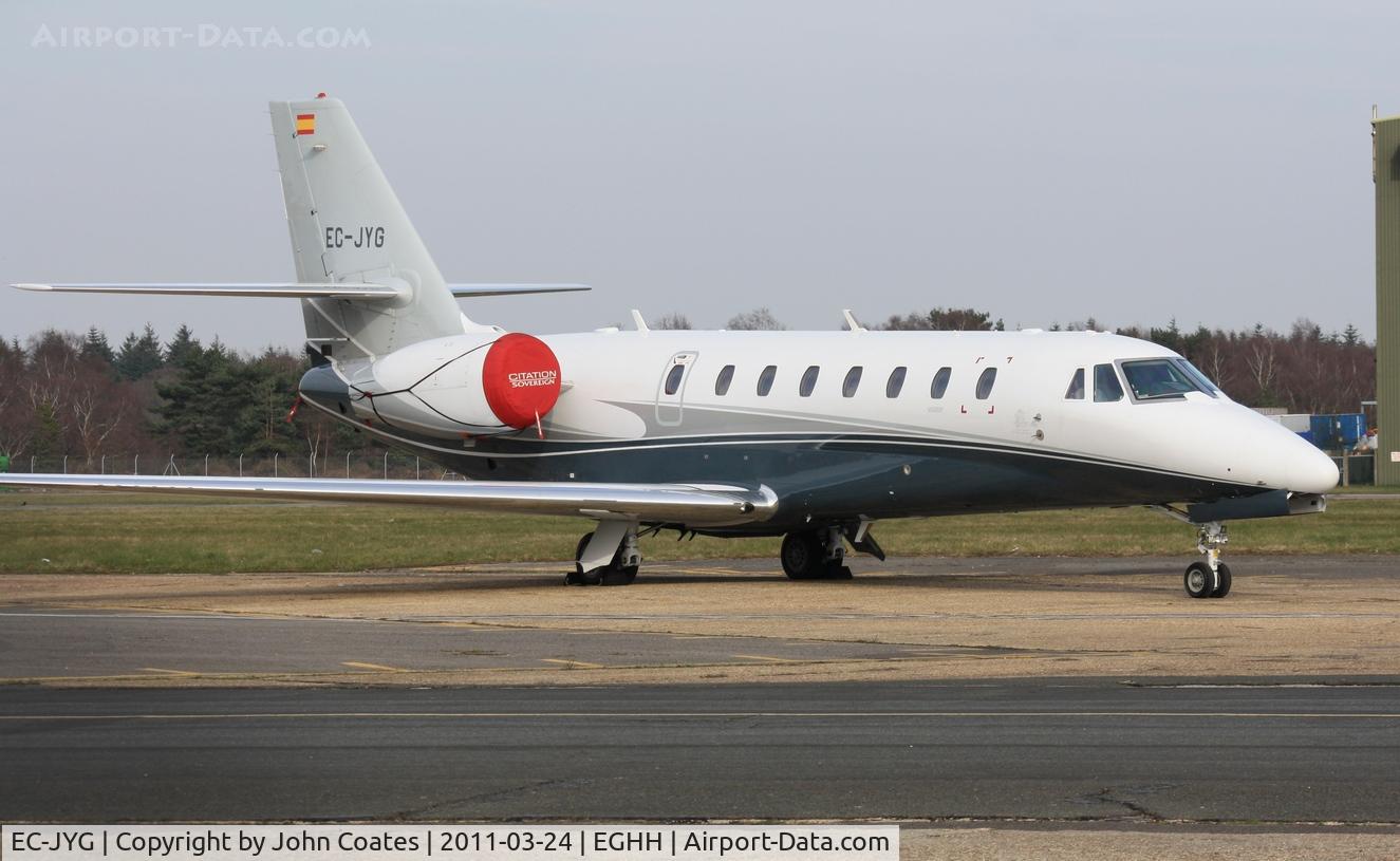 EC-JYG, 2006 Cessna 680 Citation Sovereign C/N 680-0087, At CSE