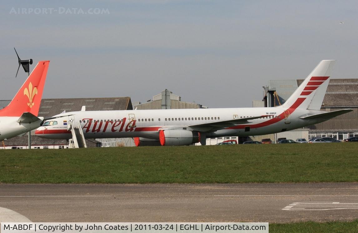 M-ABDF, 1999 Boeing 757-23N C/N 30233, ex LY-SKR at ATC