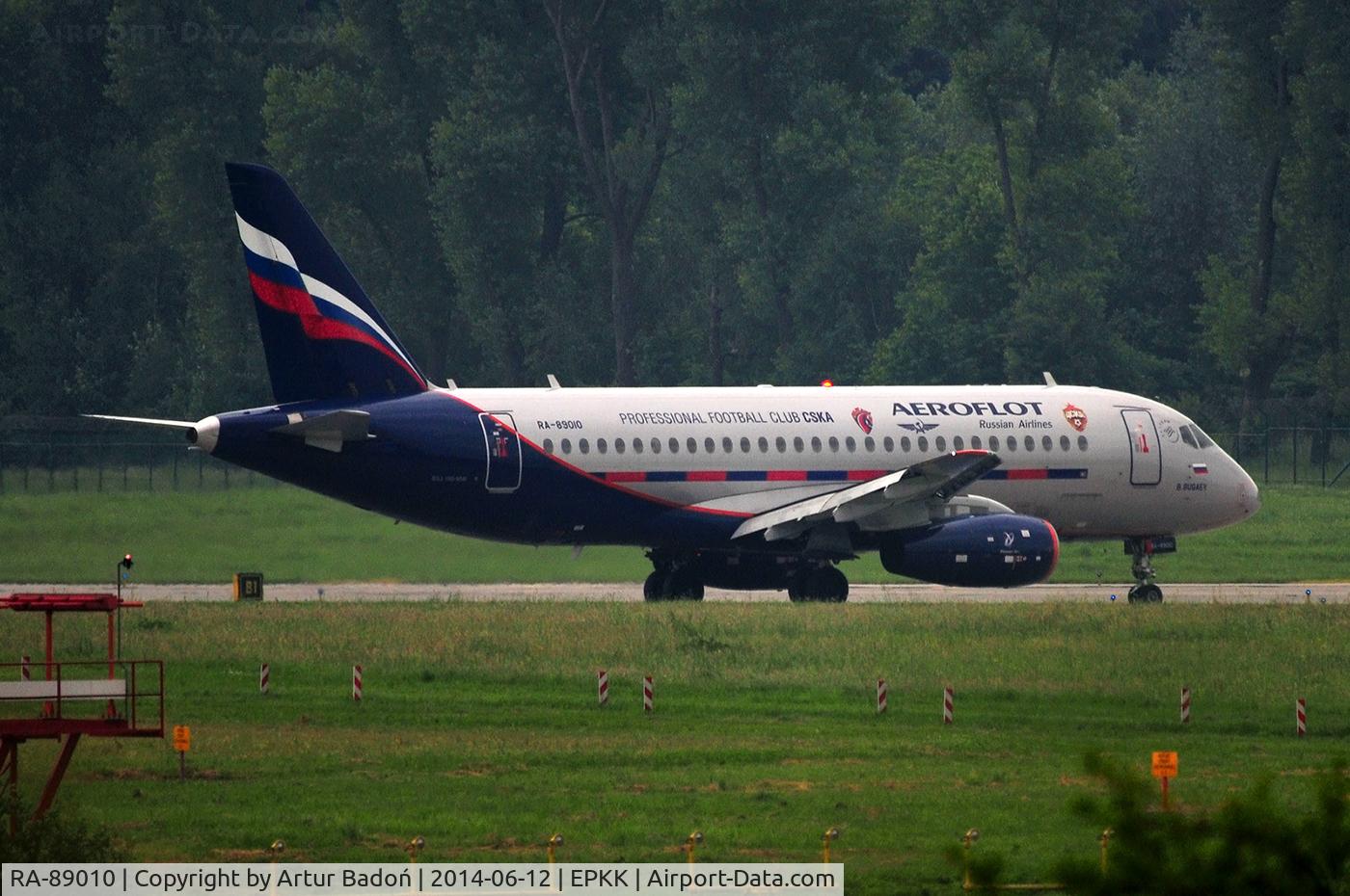 RA-89010, 2012 Sukhoi SSJ 100-95B C/N 95018, Aeroflot