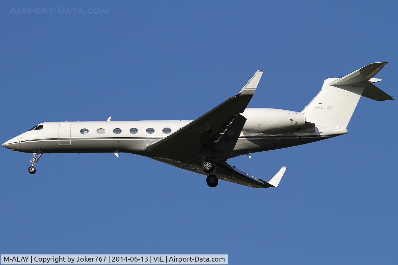 M-ALAY, 2012 Gulfstream Aerospace GV-SP (G550) C/N 5391, Private
