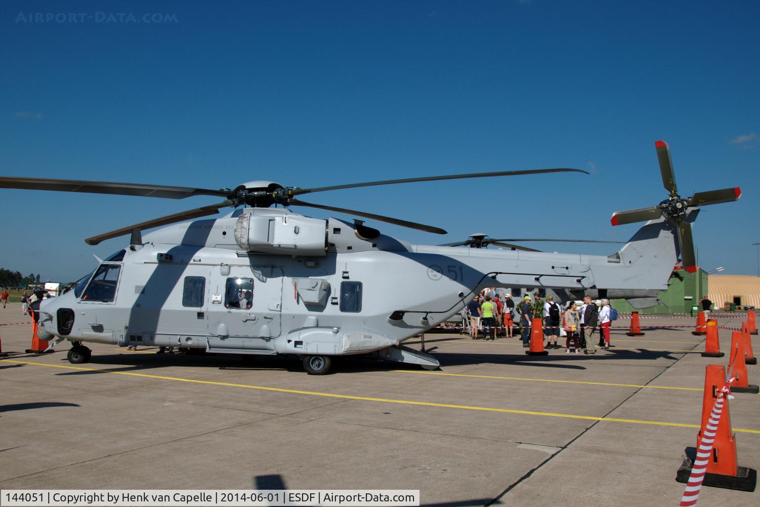 144051, NHI Hkp14D (NH-90 TTT/IM) C/N 1096, Hkp14D (NH-90) helicopter of the Swedish Defense Helicopter Wing at Ronneby Air Base