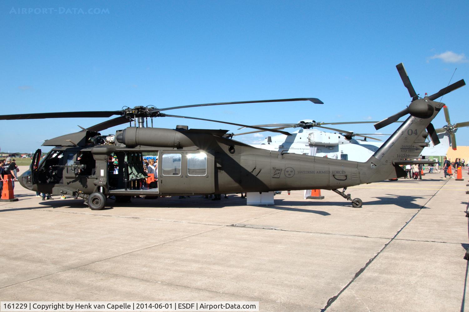 161229, 2011 Sikorsky Hkp16A Black Hawk (UH-60M) C/N 703821, Sikorsky Hkp16A transport helicopter of the Swedish Defense Helicopter Wing at Ronneby Air Base.