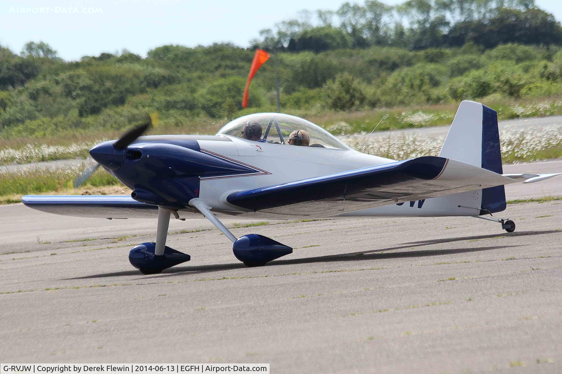 G-RVJW, 2005 Vans RV-4 C/N PFA 181-12987, Visiting RV4, seen at EGFH.