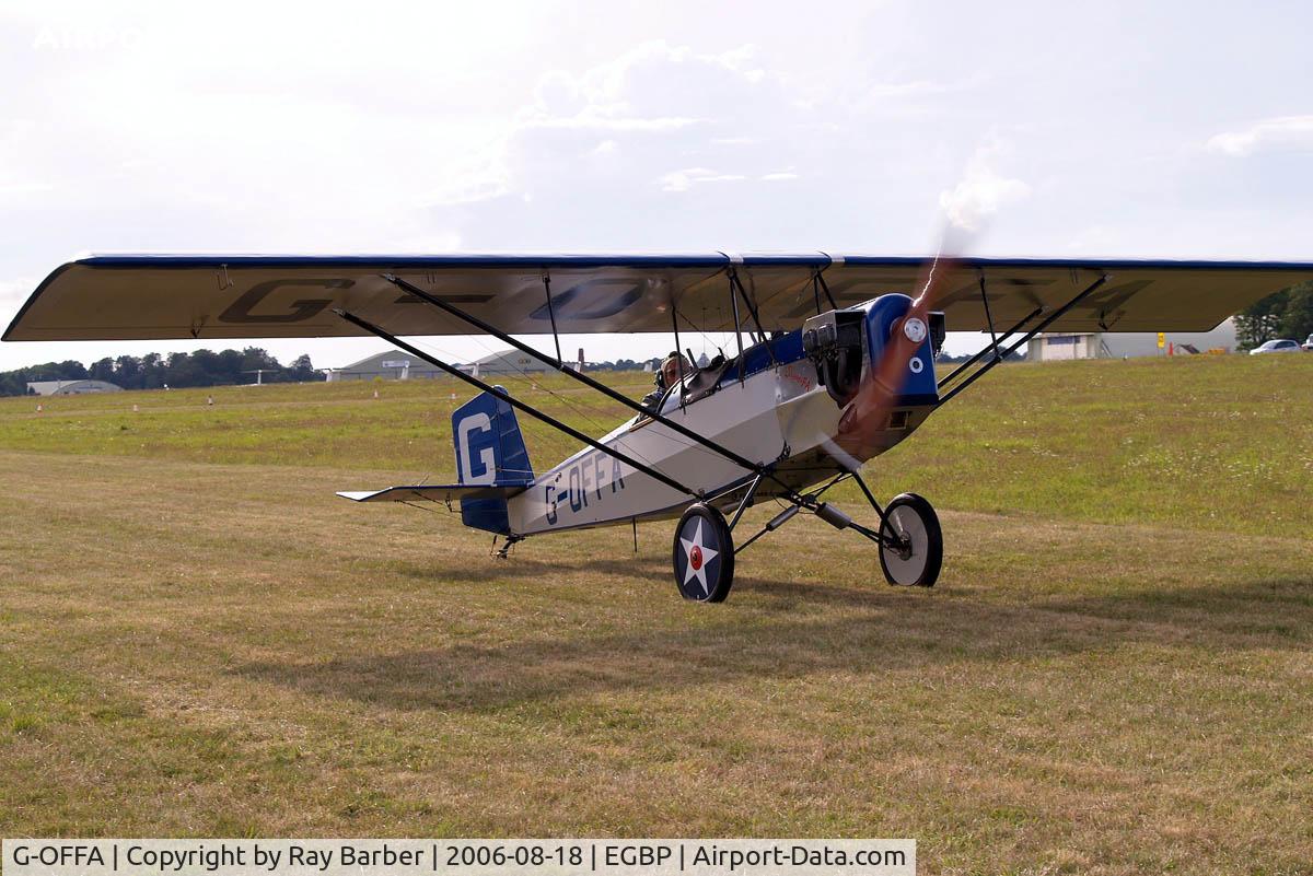 G-OFFA, 2005 Pietenpol Air Camper C/N PFA 047-13181, Pietenpol Air Camper [PFA 047-13181] Kemble~G 18/08/2006