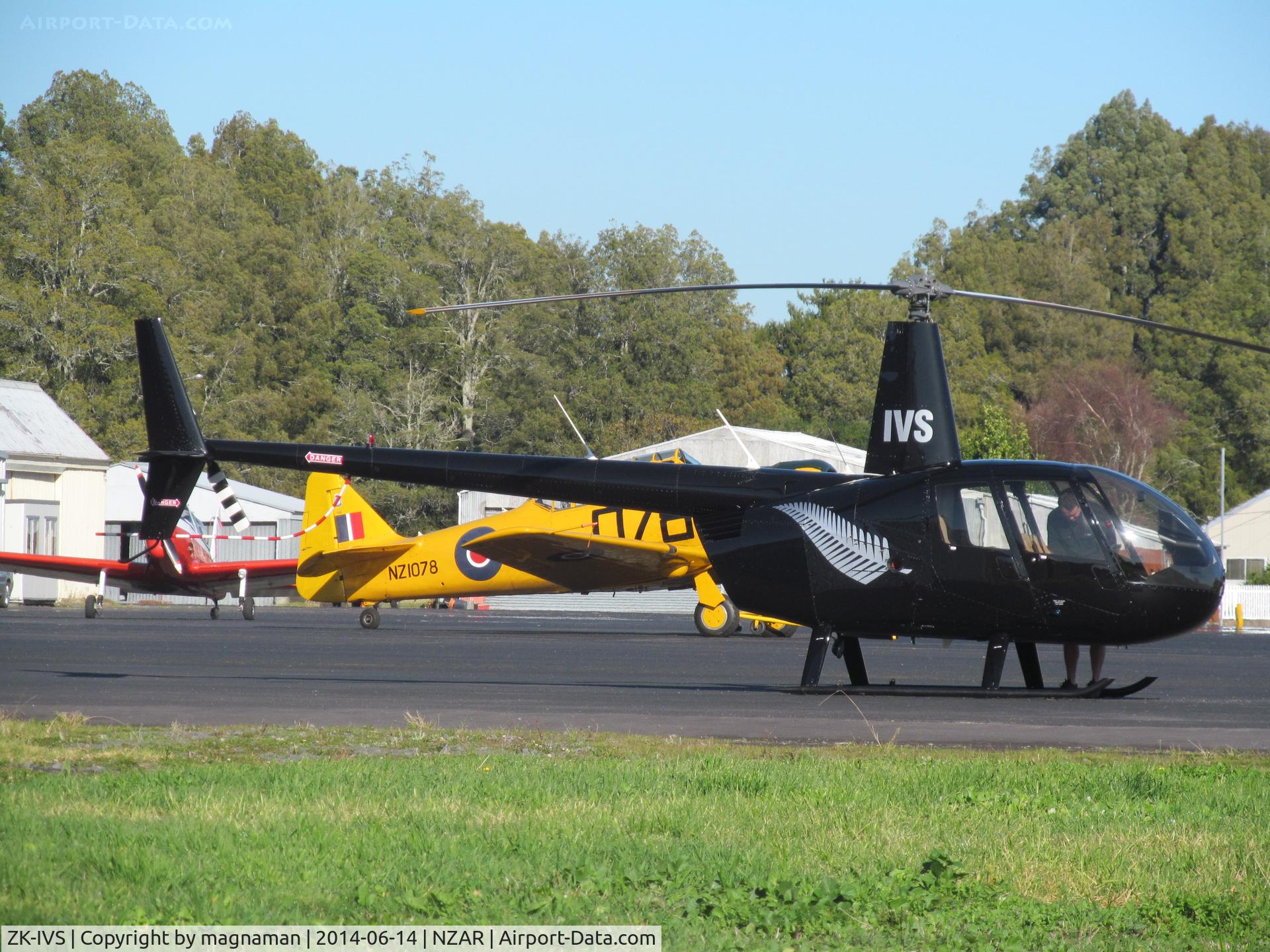 ZK-IVS, Robinson R44 C/N 1866, Outside heliflite - ardmore