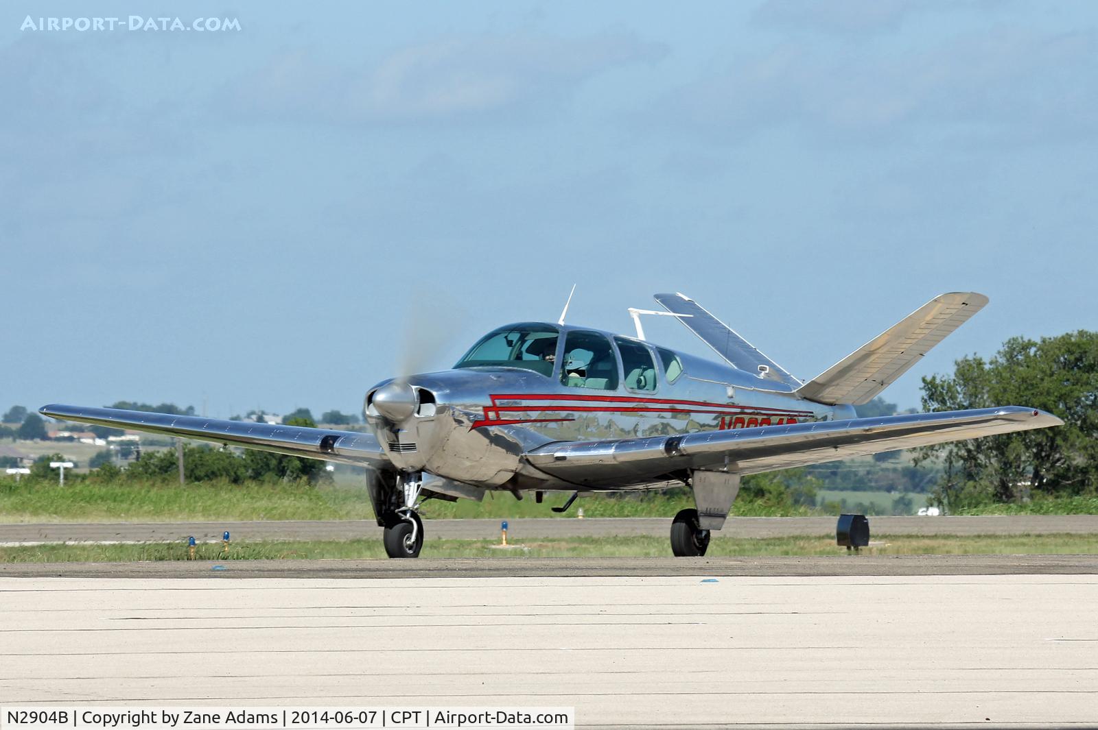N2904B, 1953 Beech D35 C/N D-3549, At Cleburne Municipal Airport - EAA Young Eagles Rally