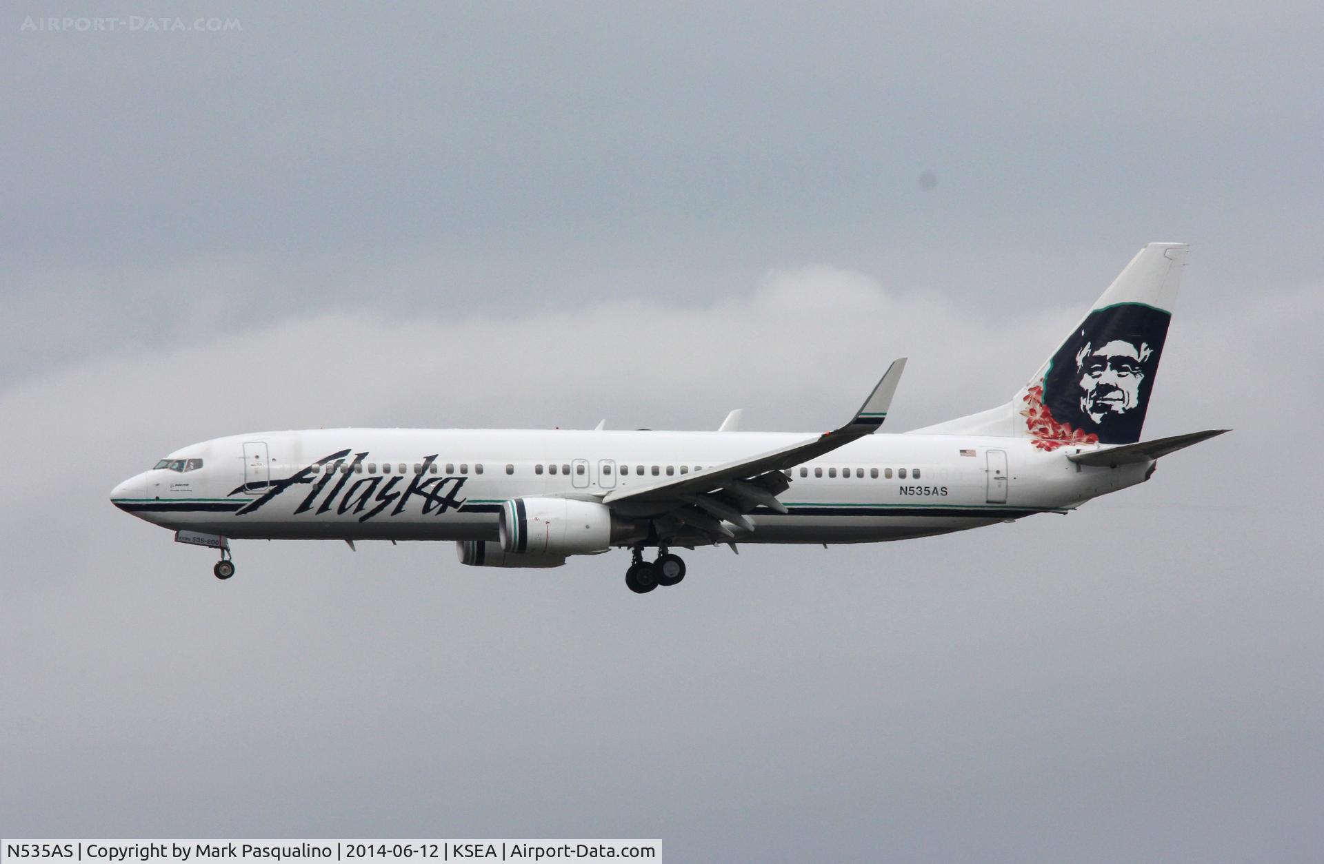 N535AS, 2011 Boeing 737-890 C/N 35200, Boeing 737-800