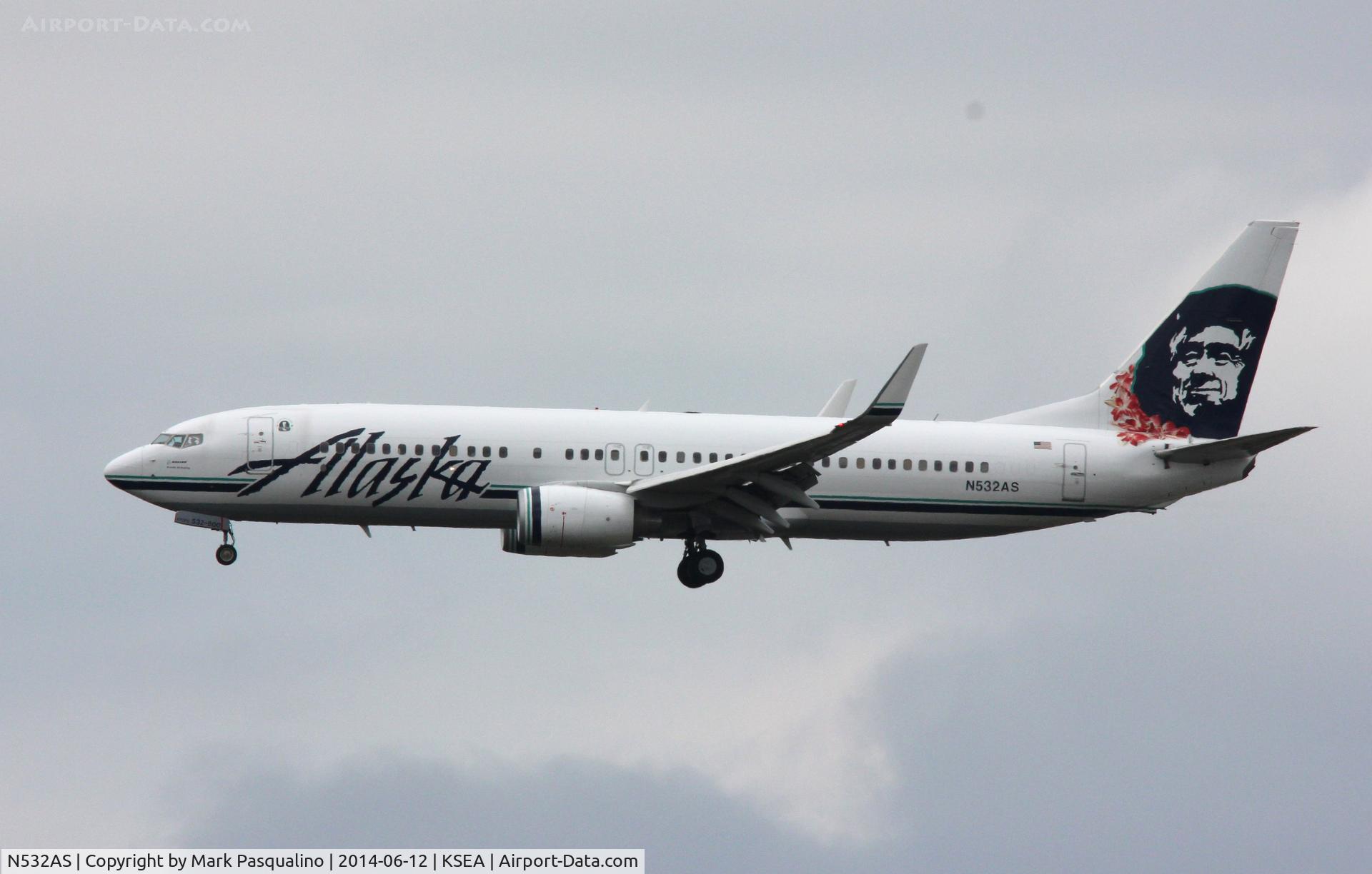 N532AS, 2010 Boeing 737-890 C/N 36346, Boeing 737-800