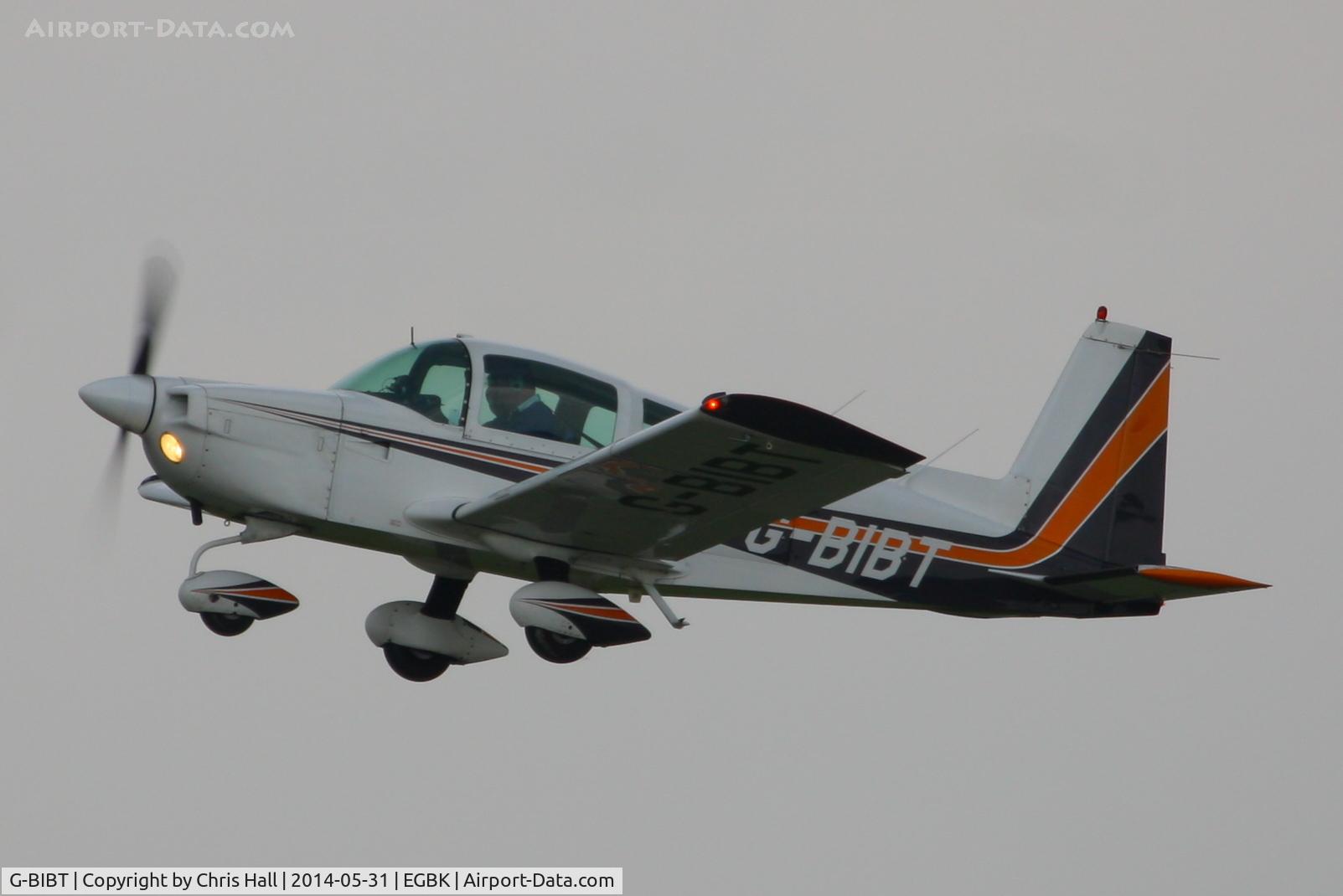 G-BIBT, 1978 Gulfstream American AA-5B Tiger C/N AA5B-1047, at AeroExpo 2014