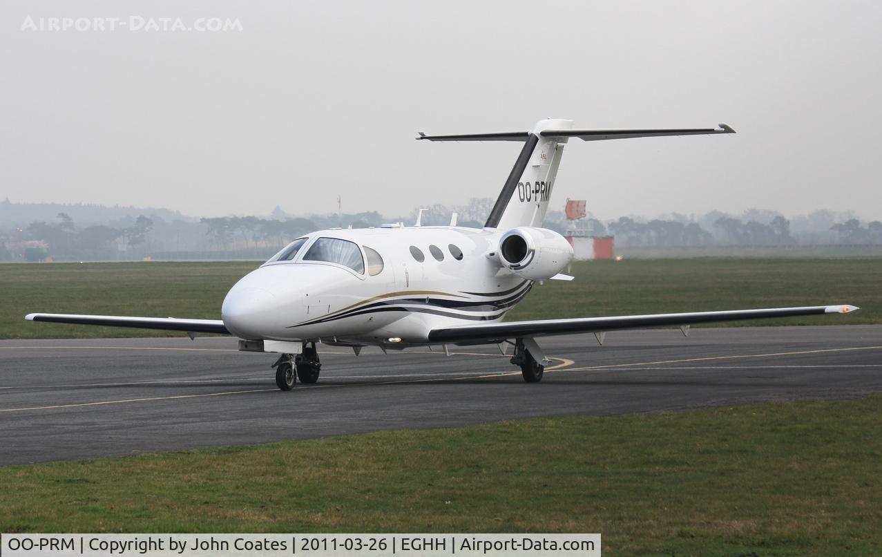 OO-PRM, 2008 Cessna 510 Citation Mustang Citation Mustang C/N 510-0125, Arriving