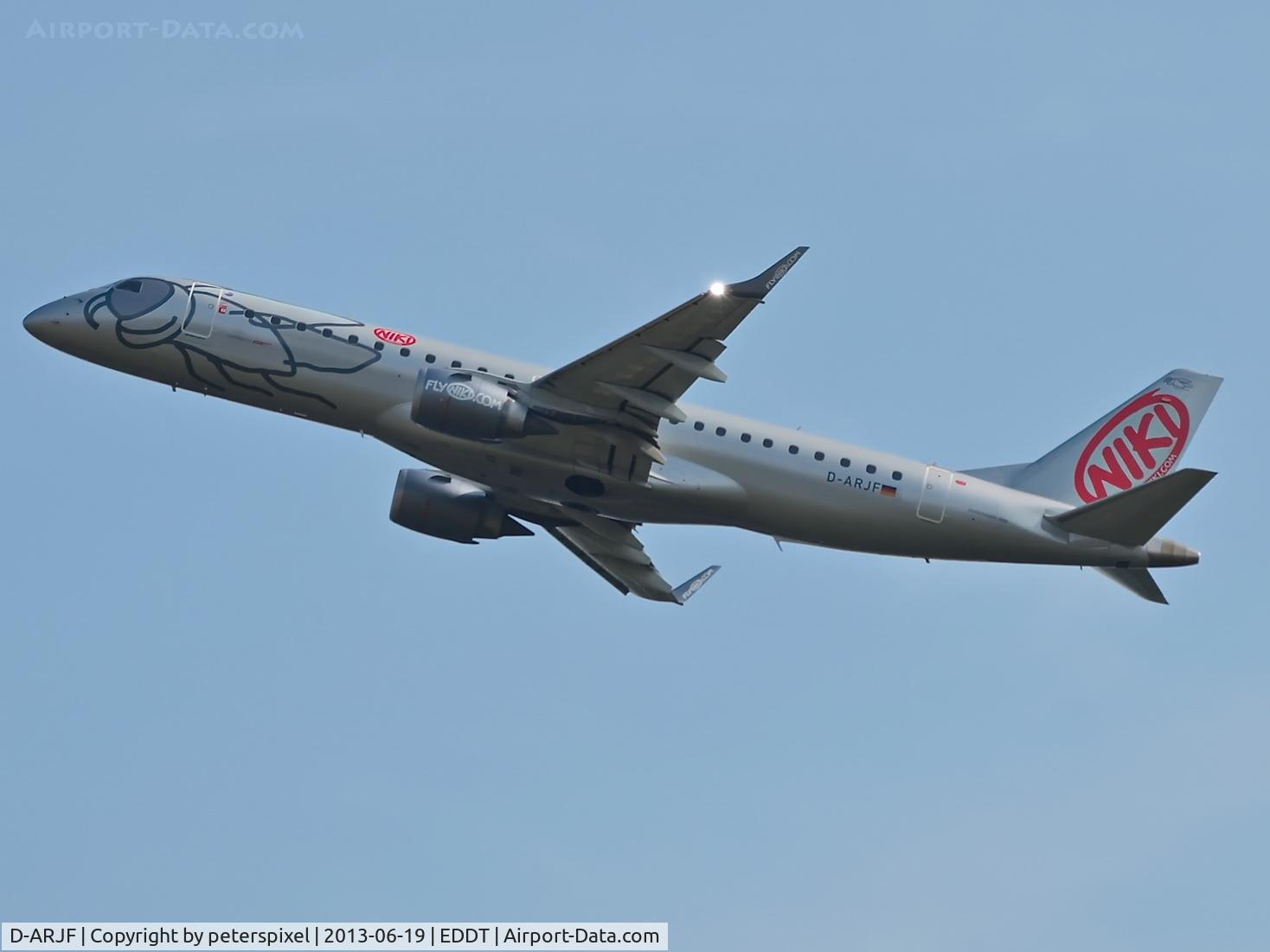D-ARJF, 2011 Embraer 190LR (ERJ-190-100LR) C/N 19000420, Flughafen Berlin Tegel