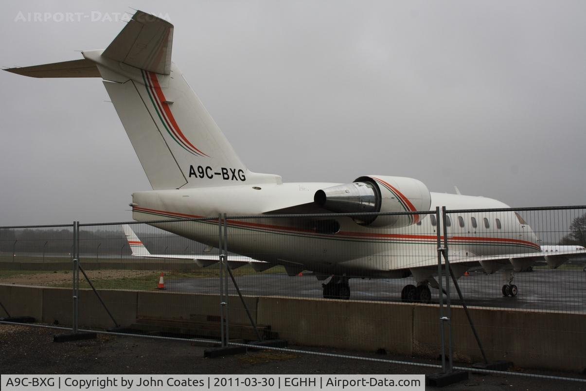 A9C-BXG, 2000 Bombardier Challenger 604 (CL-600-2B16) C/N 5485, At JETS