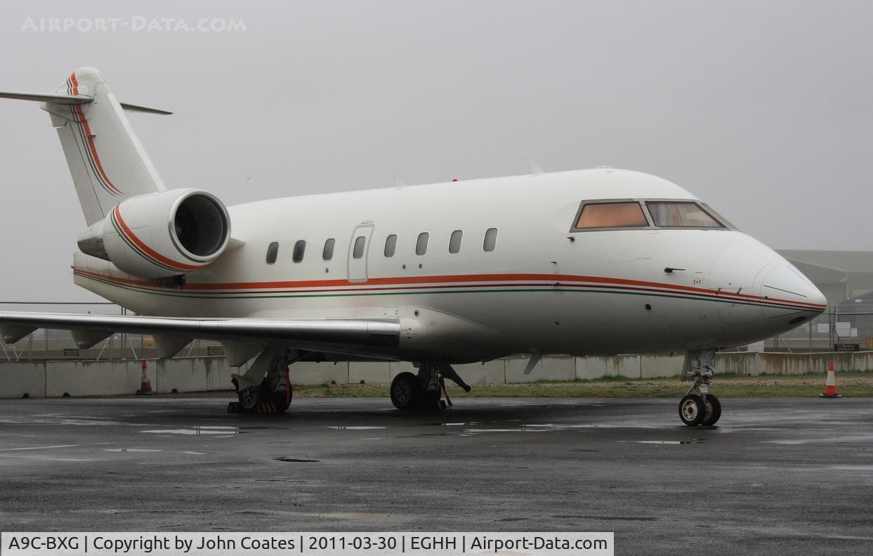 A9C-BXG, 2000 Bombardier Challenger 604 (CL-600-2B16) C/N 5485, At JETS