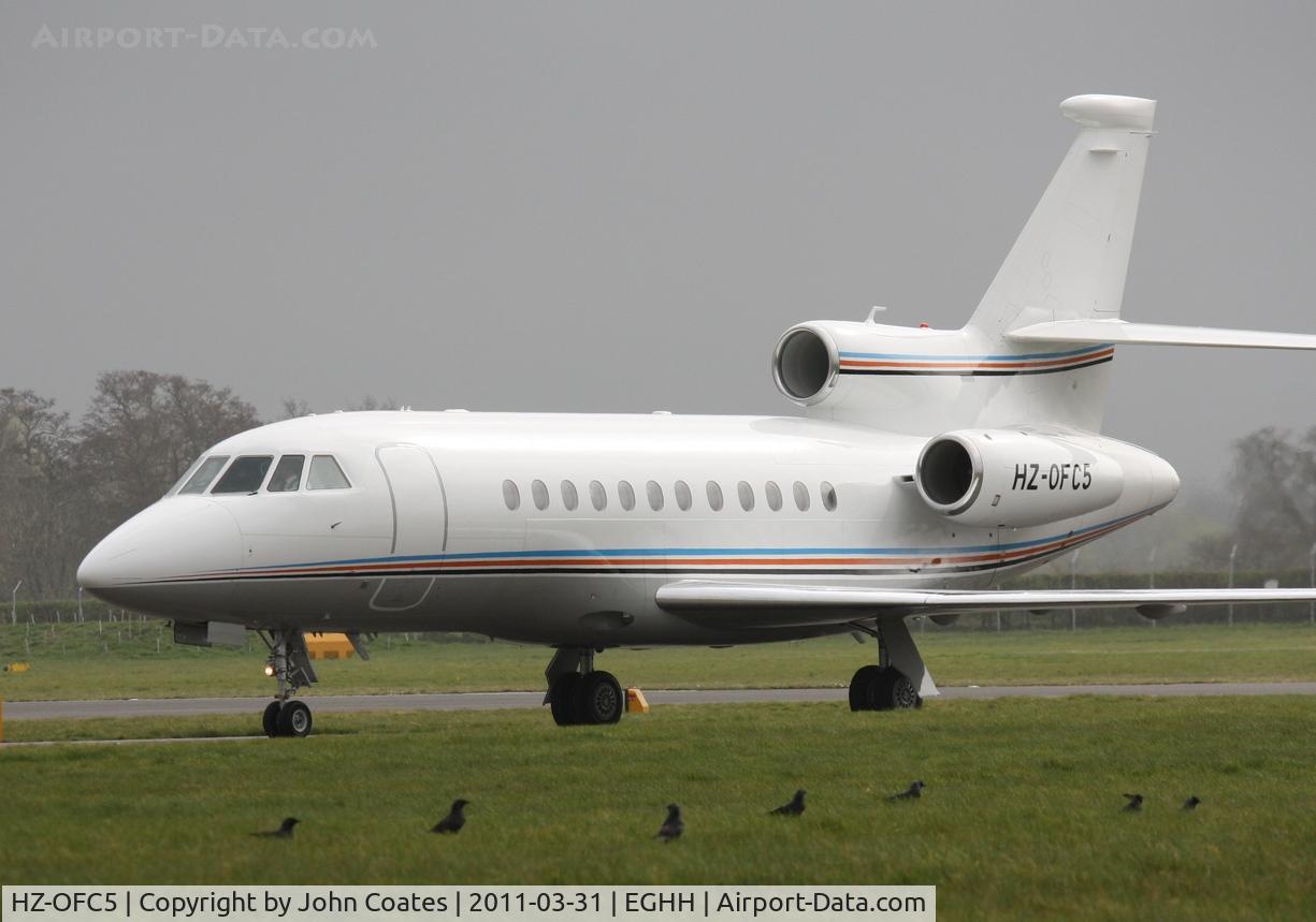 HZ-OFC5, 2007 Dassault Falcon 900EX C/N 180, Taxiing