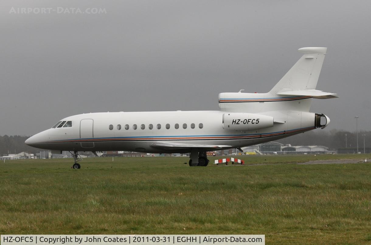 HZ-OFC5, 2007 Dassault Falcon 900EX C/N 180, Taxiing