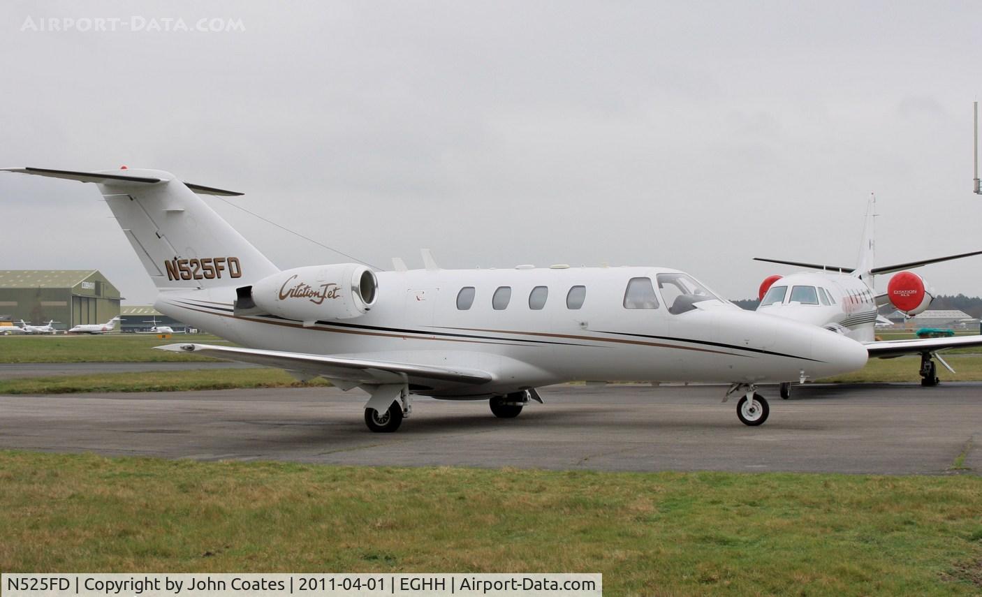 N525FD, 1993 Cessna 525 CitationJet C/N 525-0008, At CSE