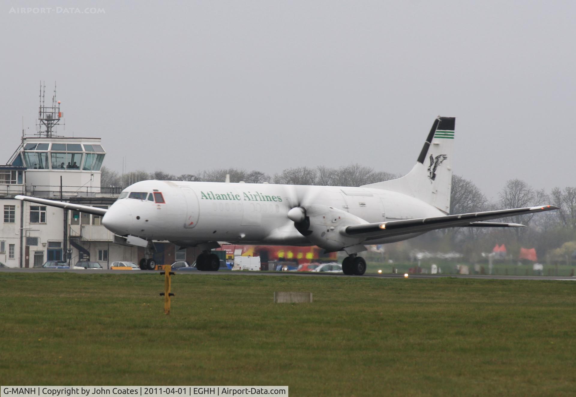 G-MANH, 1989 British Aerospace ATP C/N 2017, Taxiing