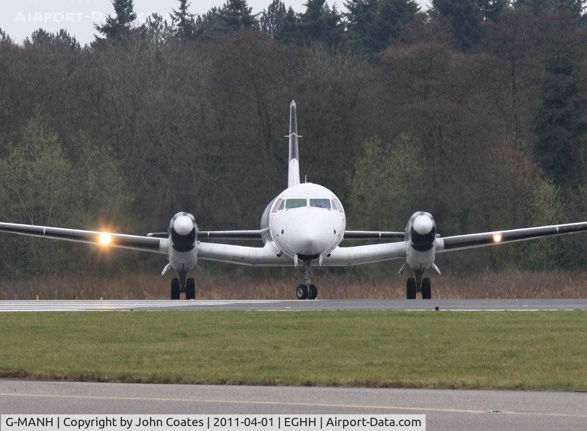 G-MANH, 1989 British Aerospace ATP C/N 2017, Lining up