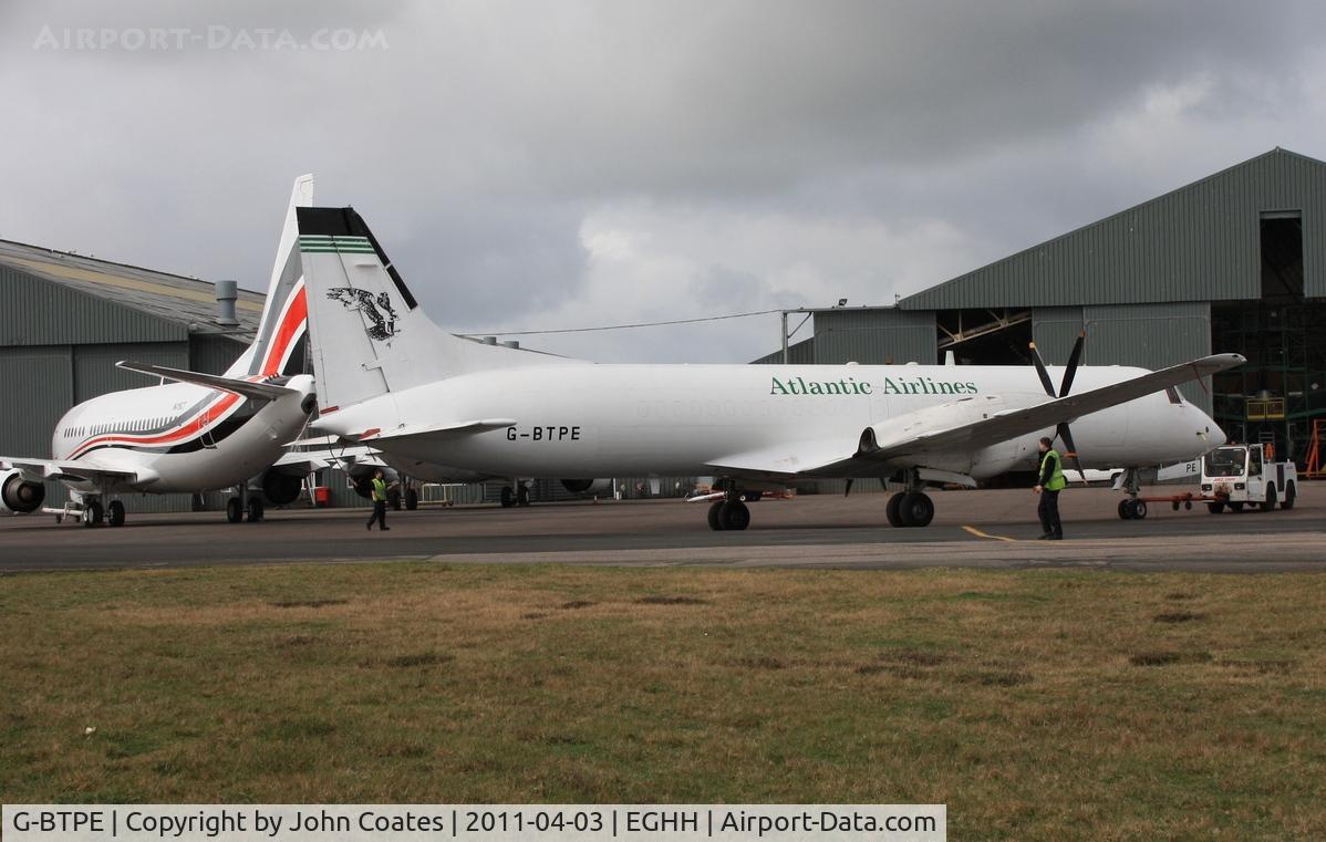 G-BTPE, 1989 British Aerospace ATP C/N 2012, TLC at European