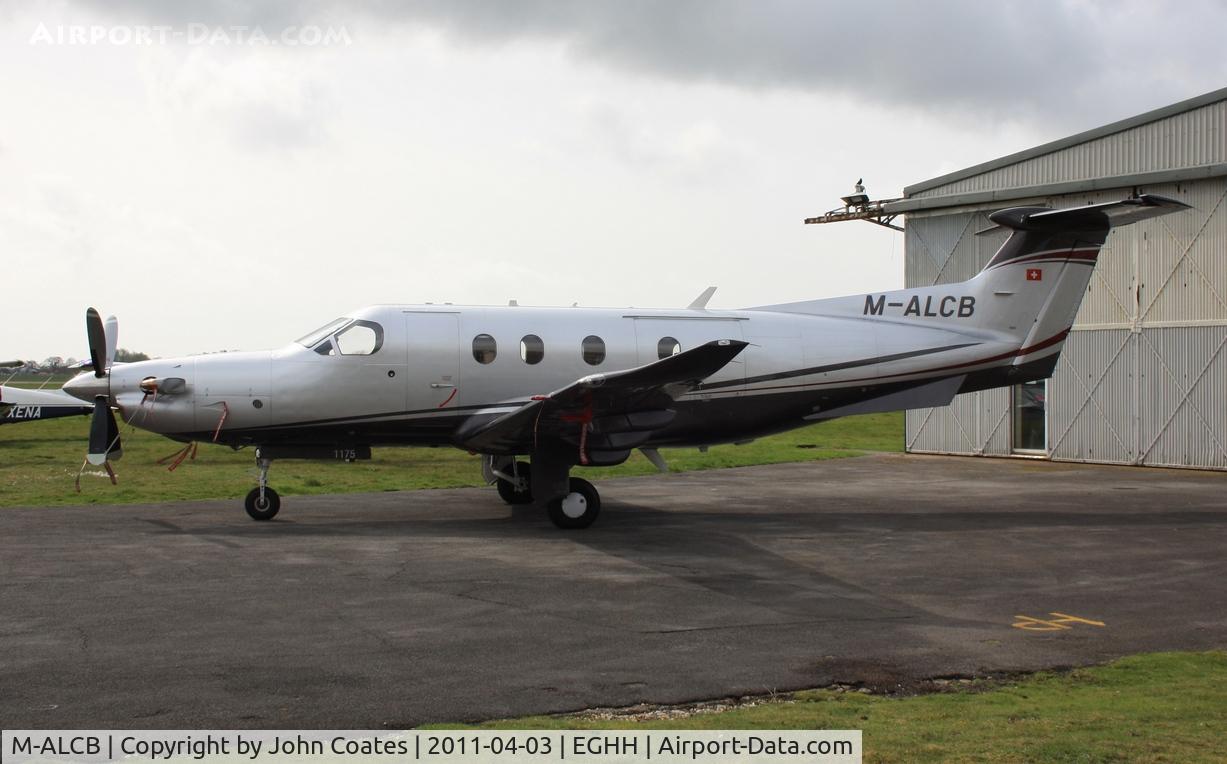 M-ALCB, 2009 Pilatus PC-12/47E C/N 1175, At Pilatus Centre