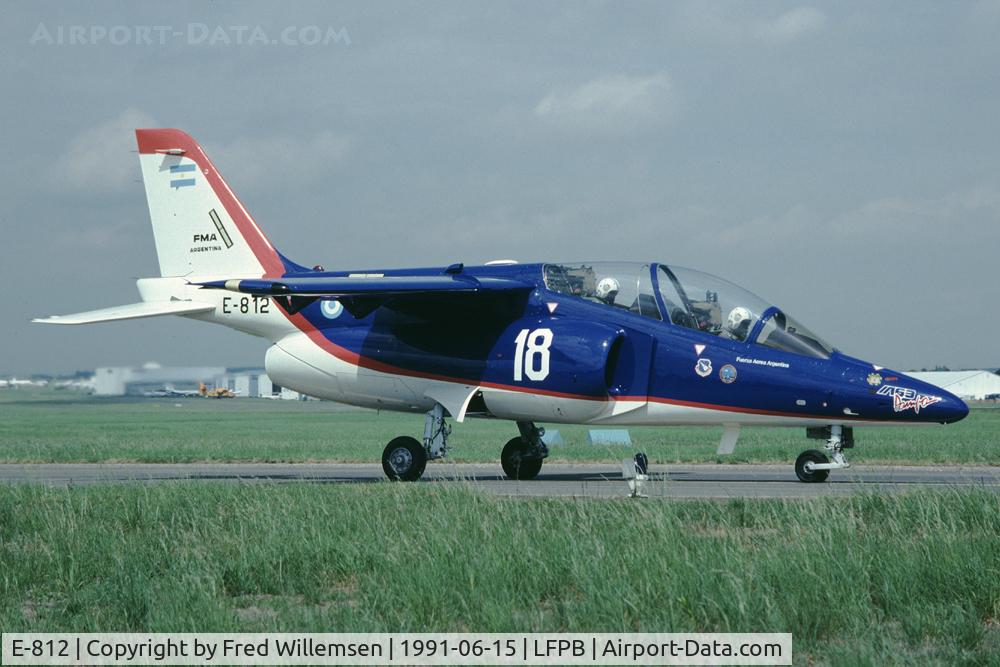 E-812, FMA IA-63 Pampa II C/N 2017, In the colors of its manufacturers- FMA