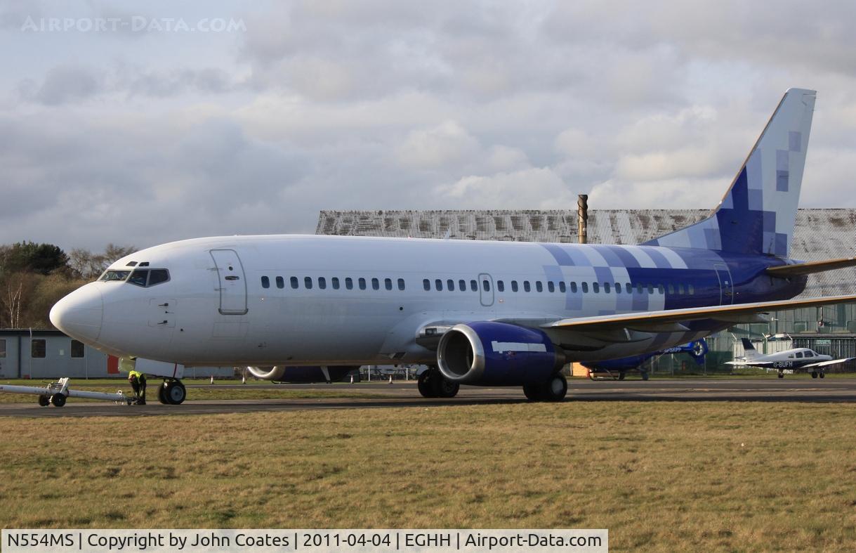 N554MS, 1990 Boeing 737-3Y0 C/N 24681, ex SAMA arrives European