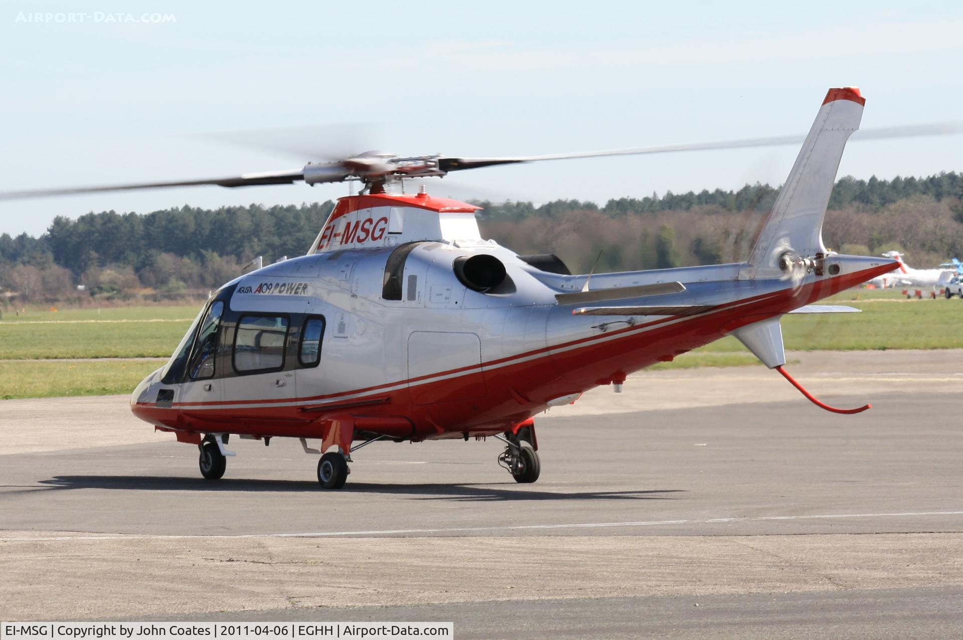 EI-MSG, 2007 Agusta A-109E Power C/N 11692, At Sigs